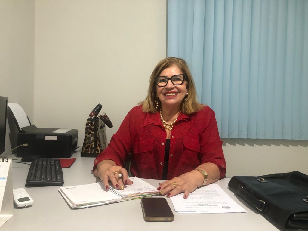 Presidente da AACEP, a advogada Janete Farias Silva