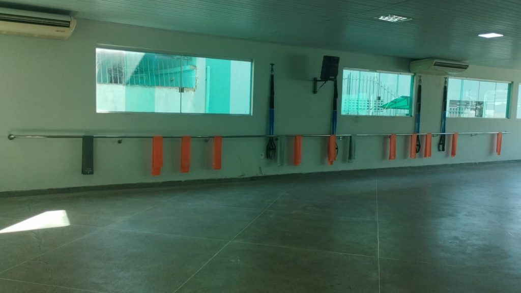 Academia de Ginástica na sede da AACEP já dispõe de barra fixa