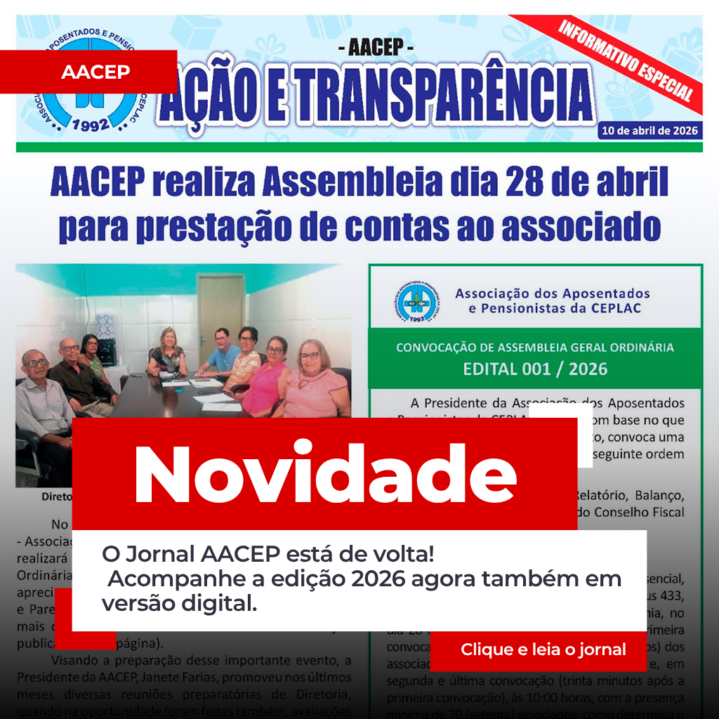 AACEP - Novidade - Jornal AACEP 2026