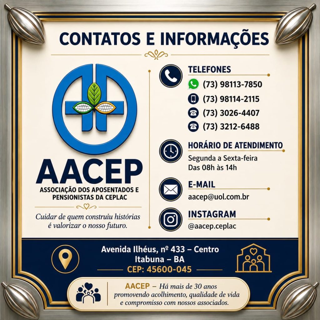 AACEP - Contatos e Infomações AACEP - Contatos e Informações